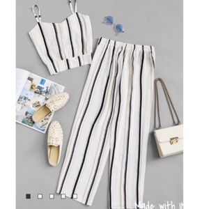 BF & CM SALE‼️ 2 piece boho crop & pant set